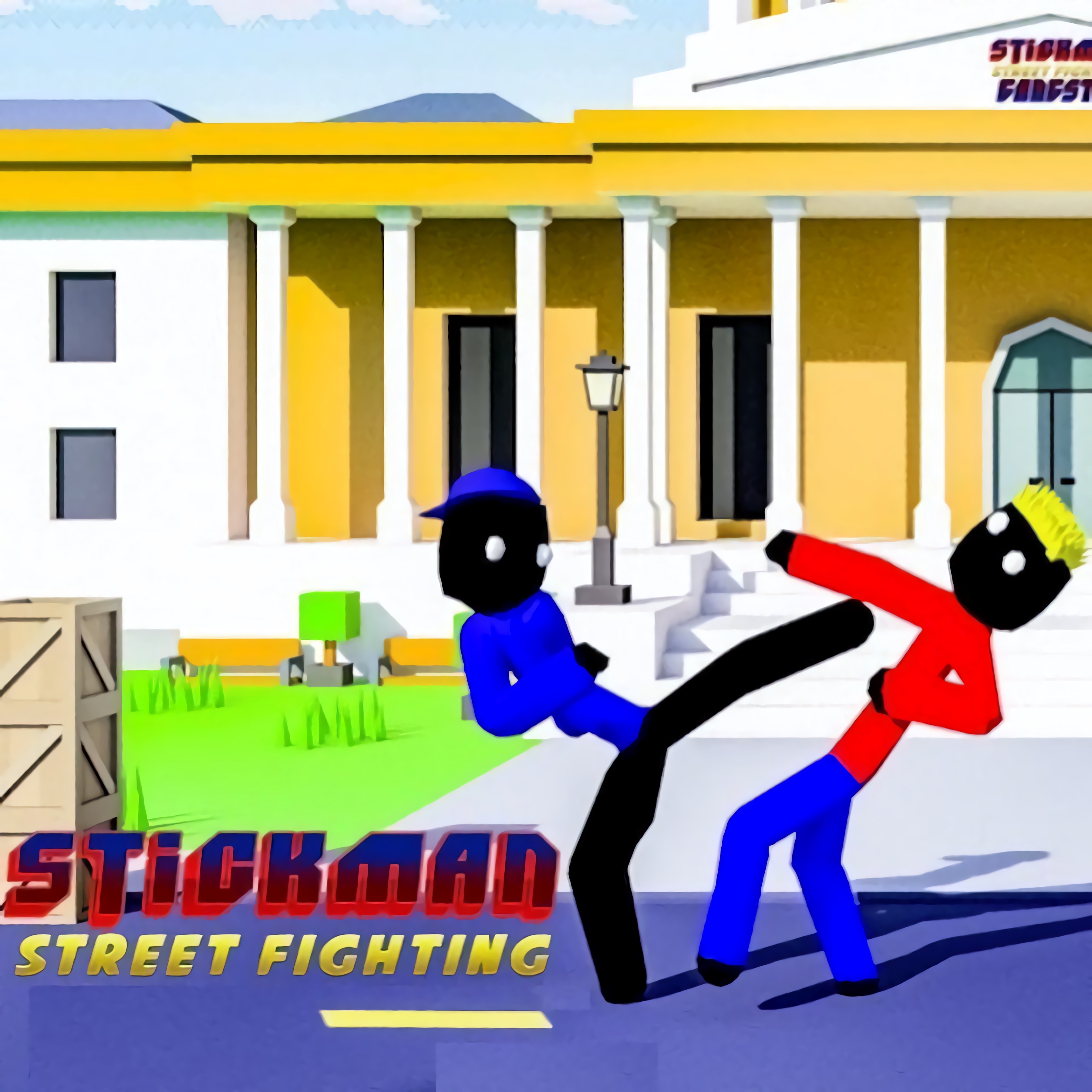 STICKMAN STREET FIGHTING 3D online game