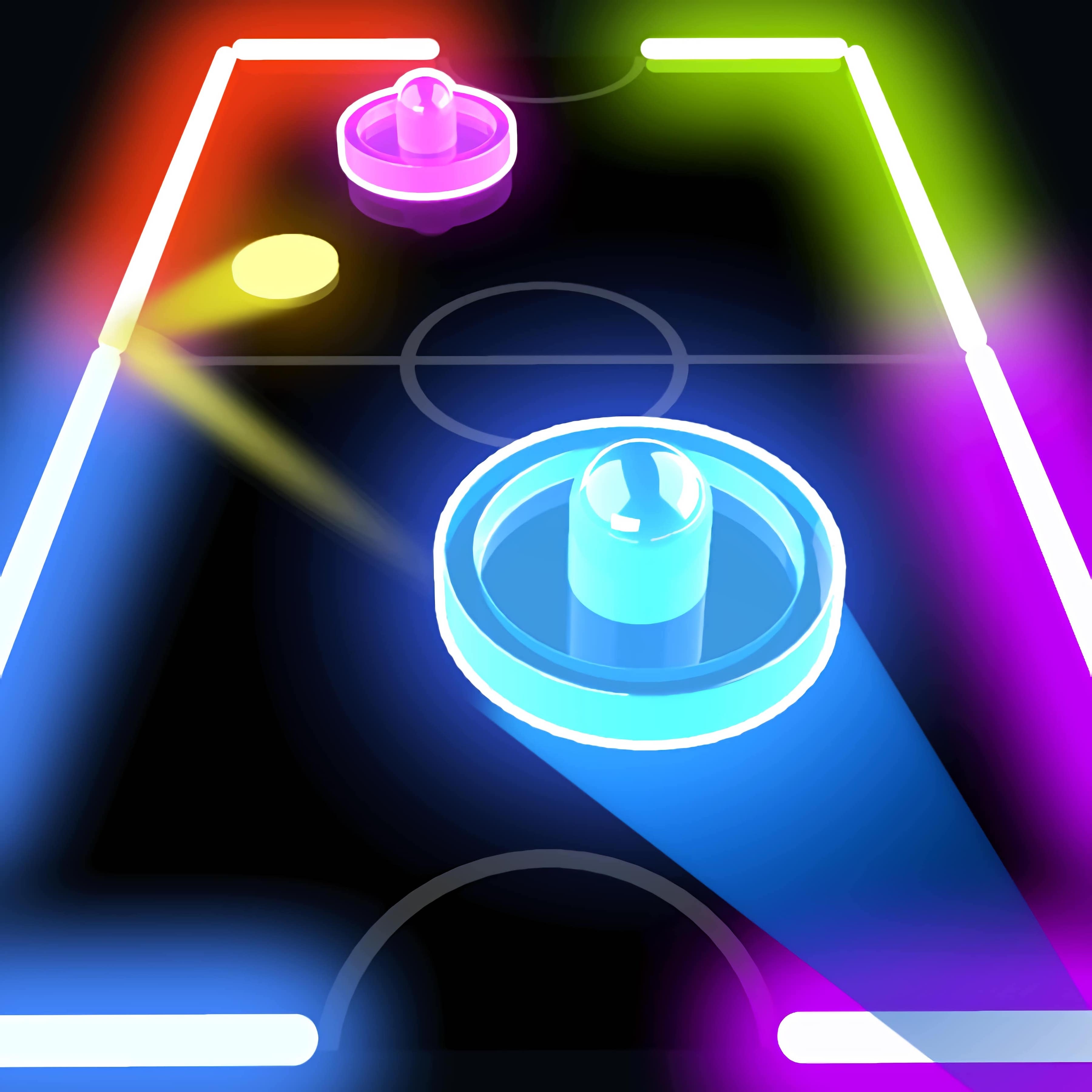 Glow Hockey HD