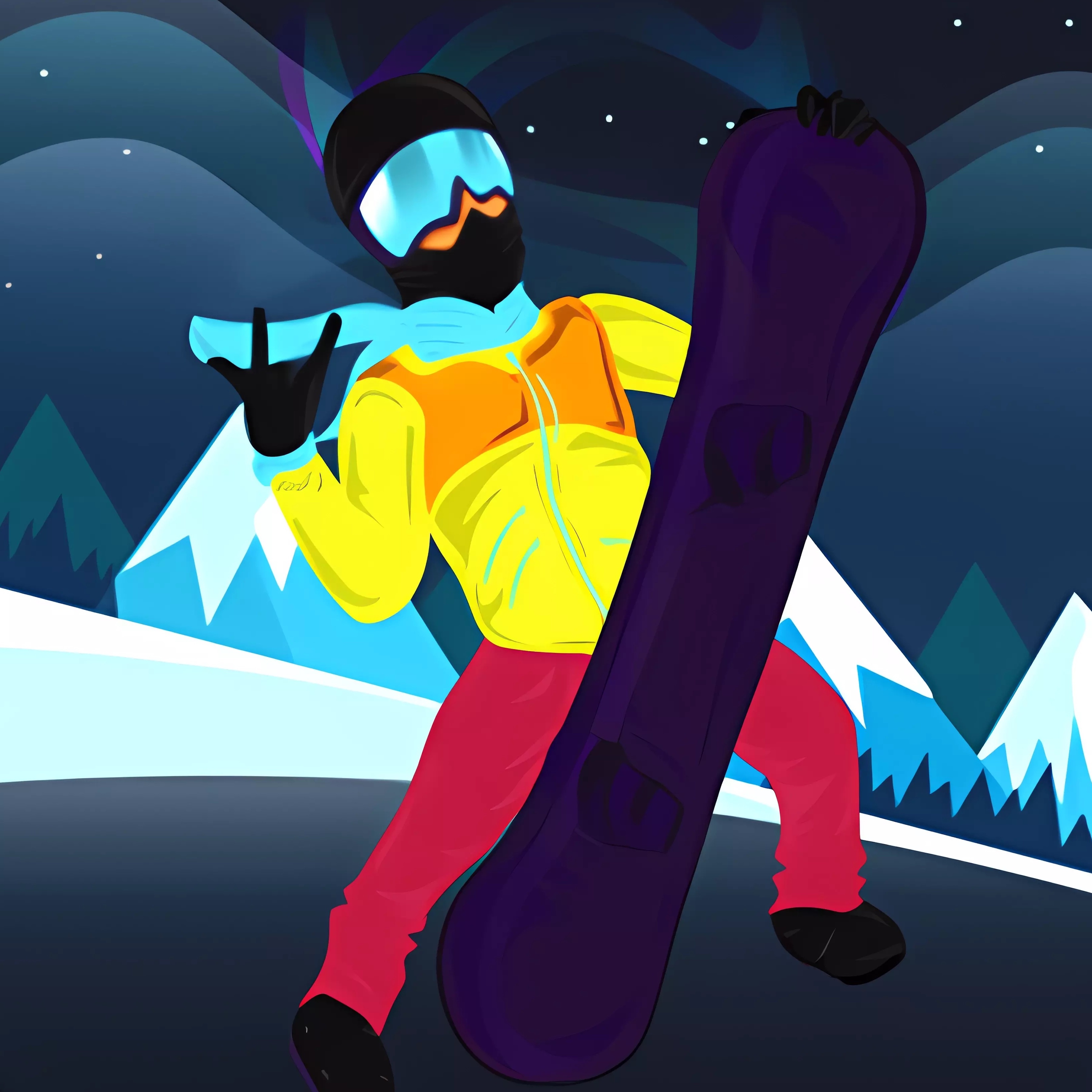 Snow Mountain Snowboard