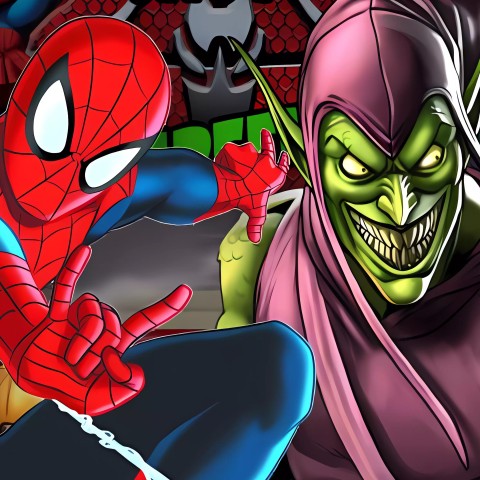 Spiderman Shot Green Goblin game play on Friv2Online
