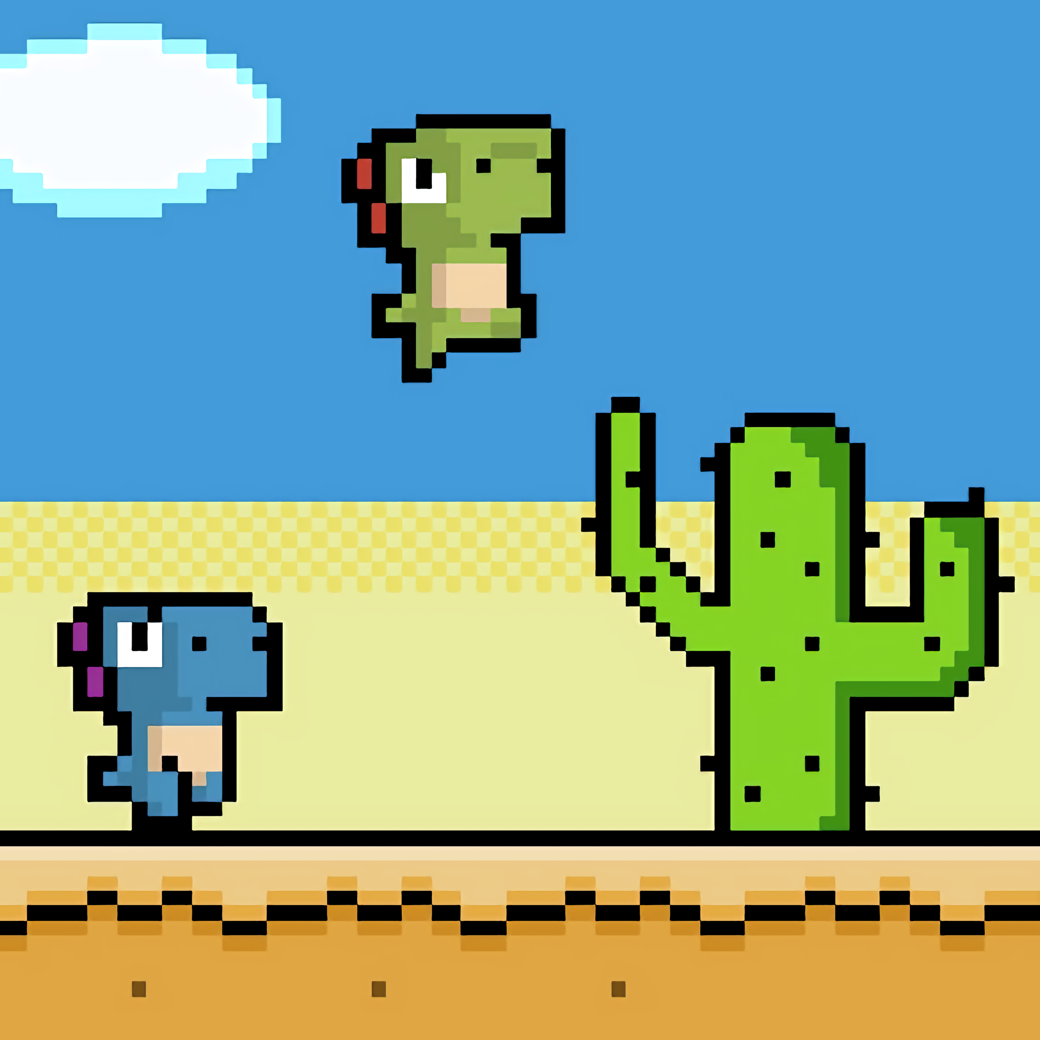 Pixel Dino Run