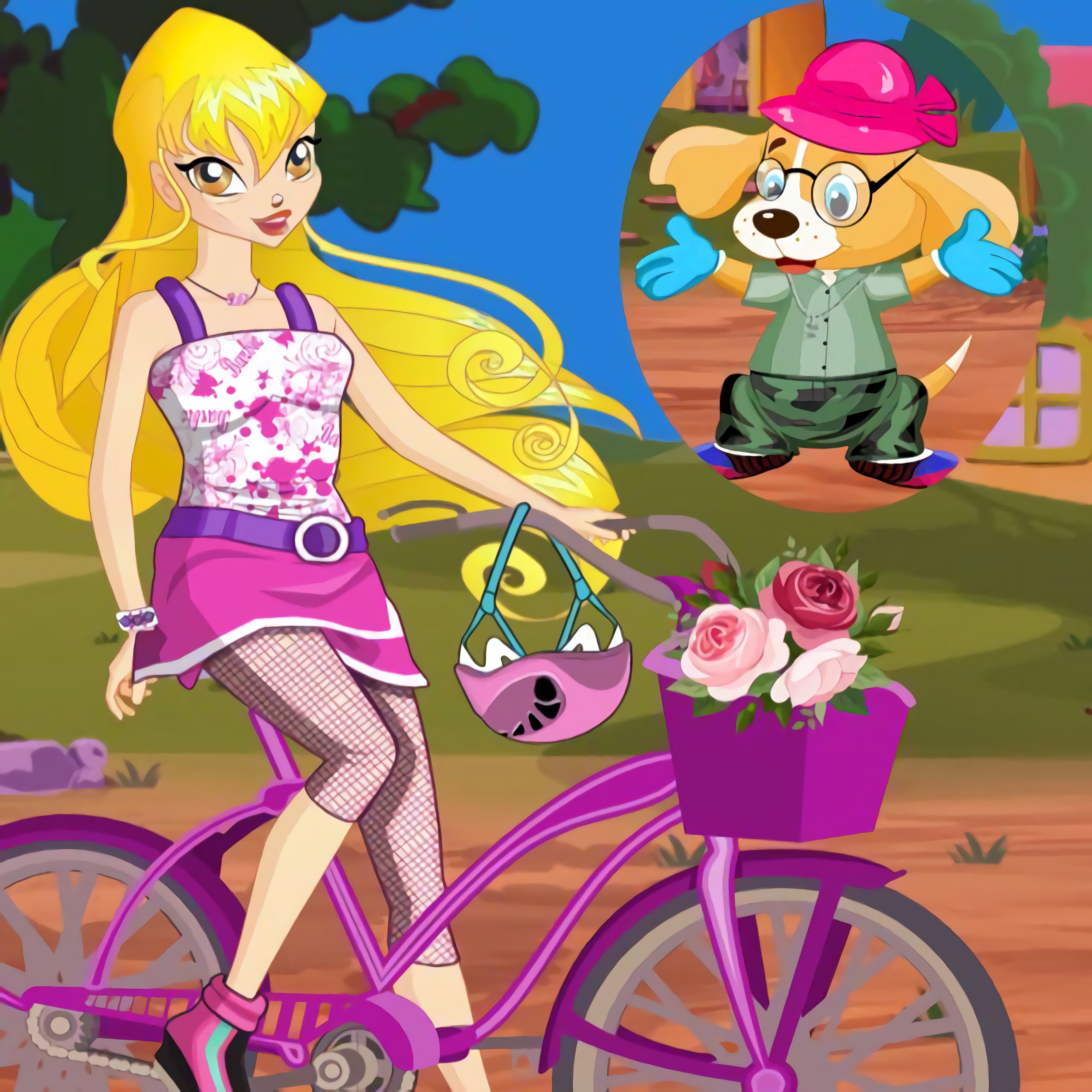 Winx Stella and Puppy