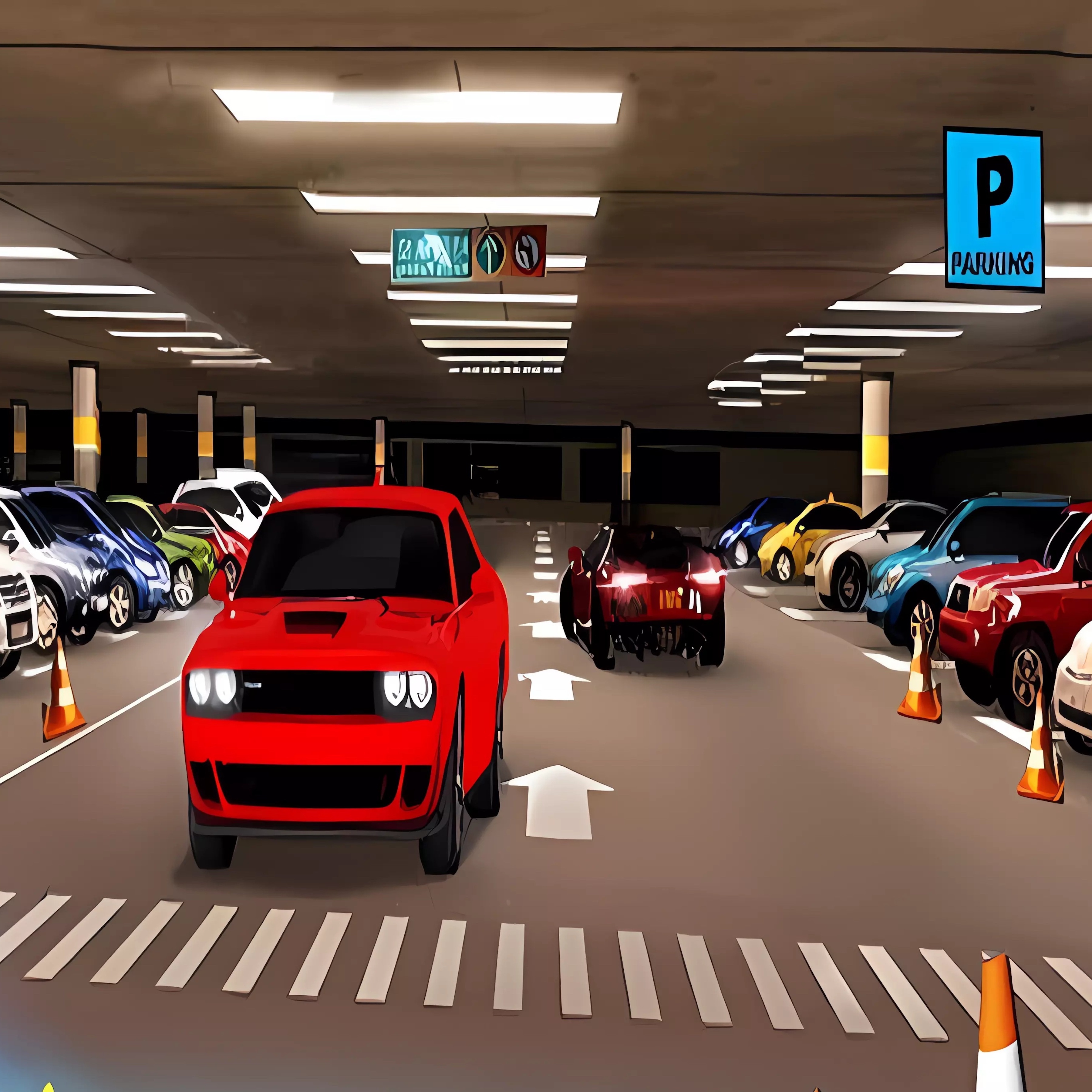 Hard Car Parking Modern Drive Game 3D