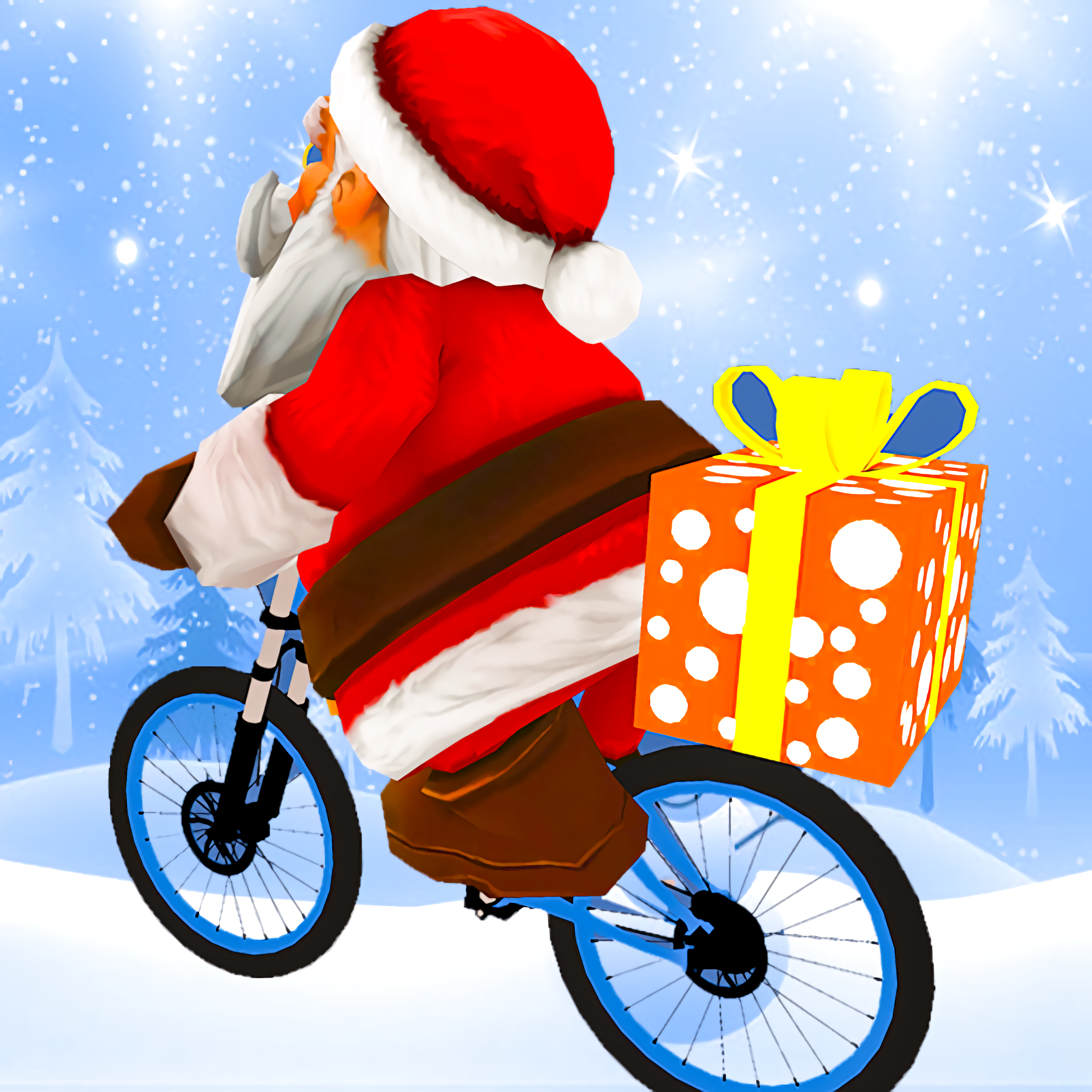 Santa Gift Bike Race