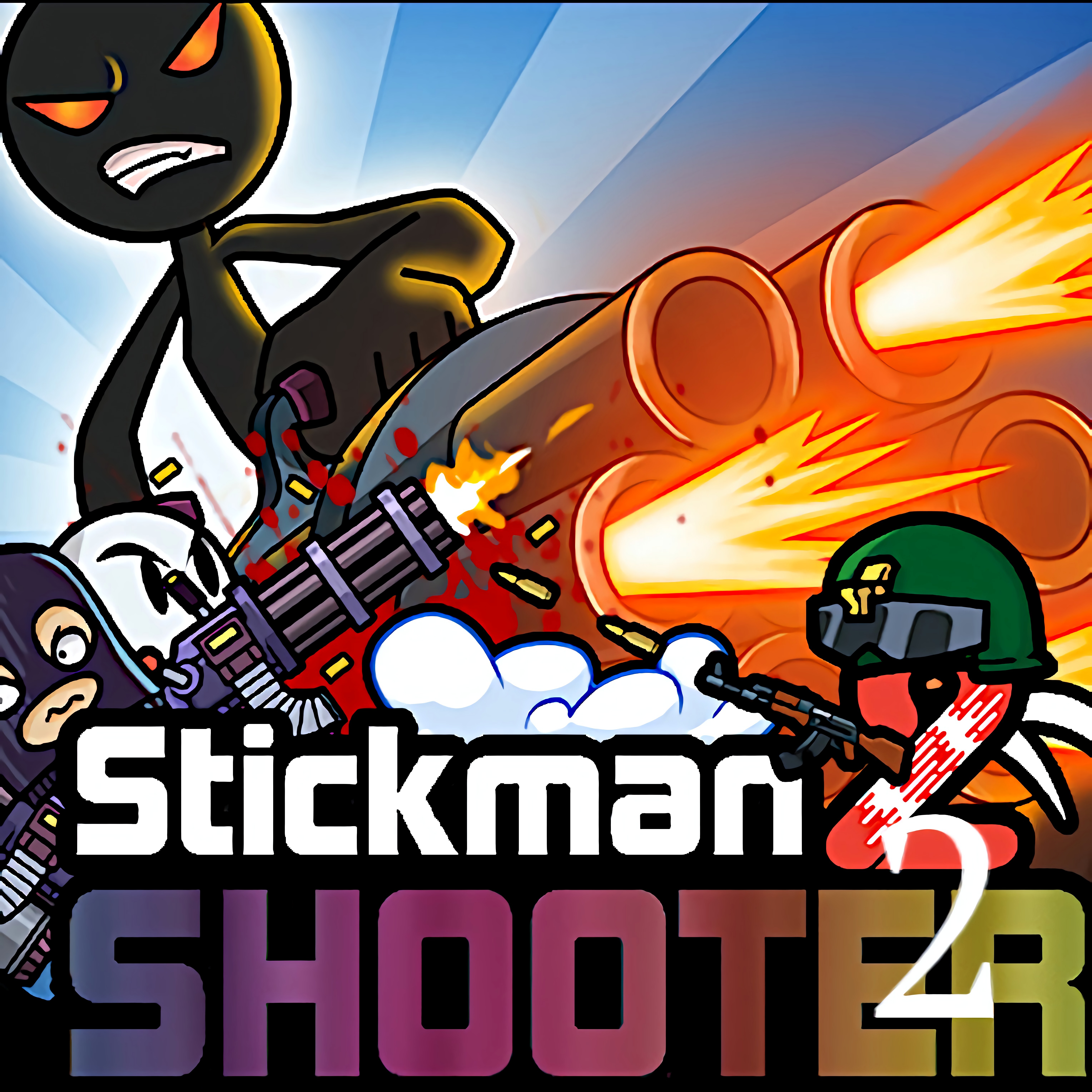 Stickman Shooter 2 game play at Friv2Online