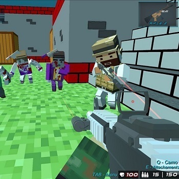 Blocky Wars Advanced Combat Swat