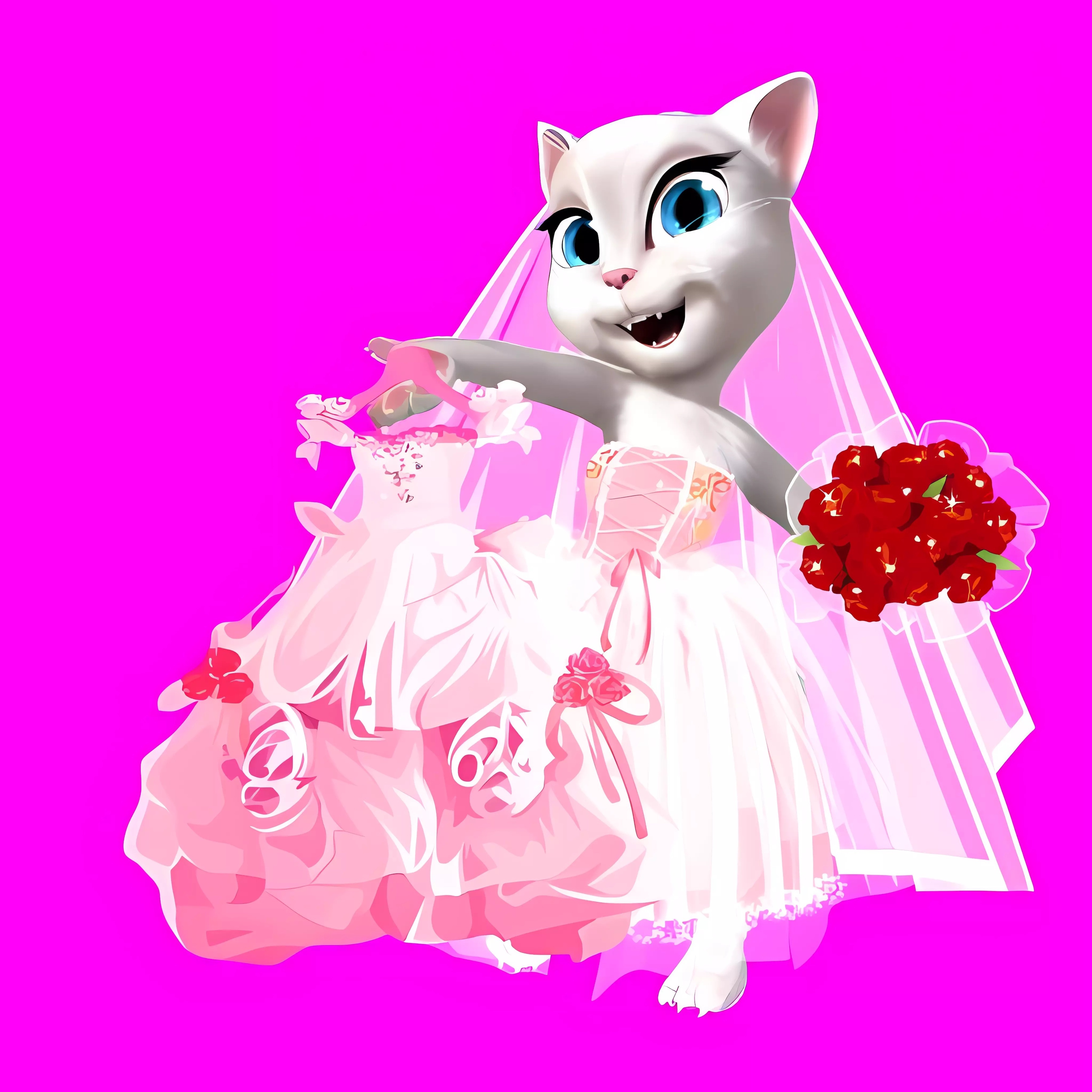 Talking Tom Angela City Wedding Boutique