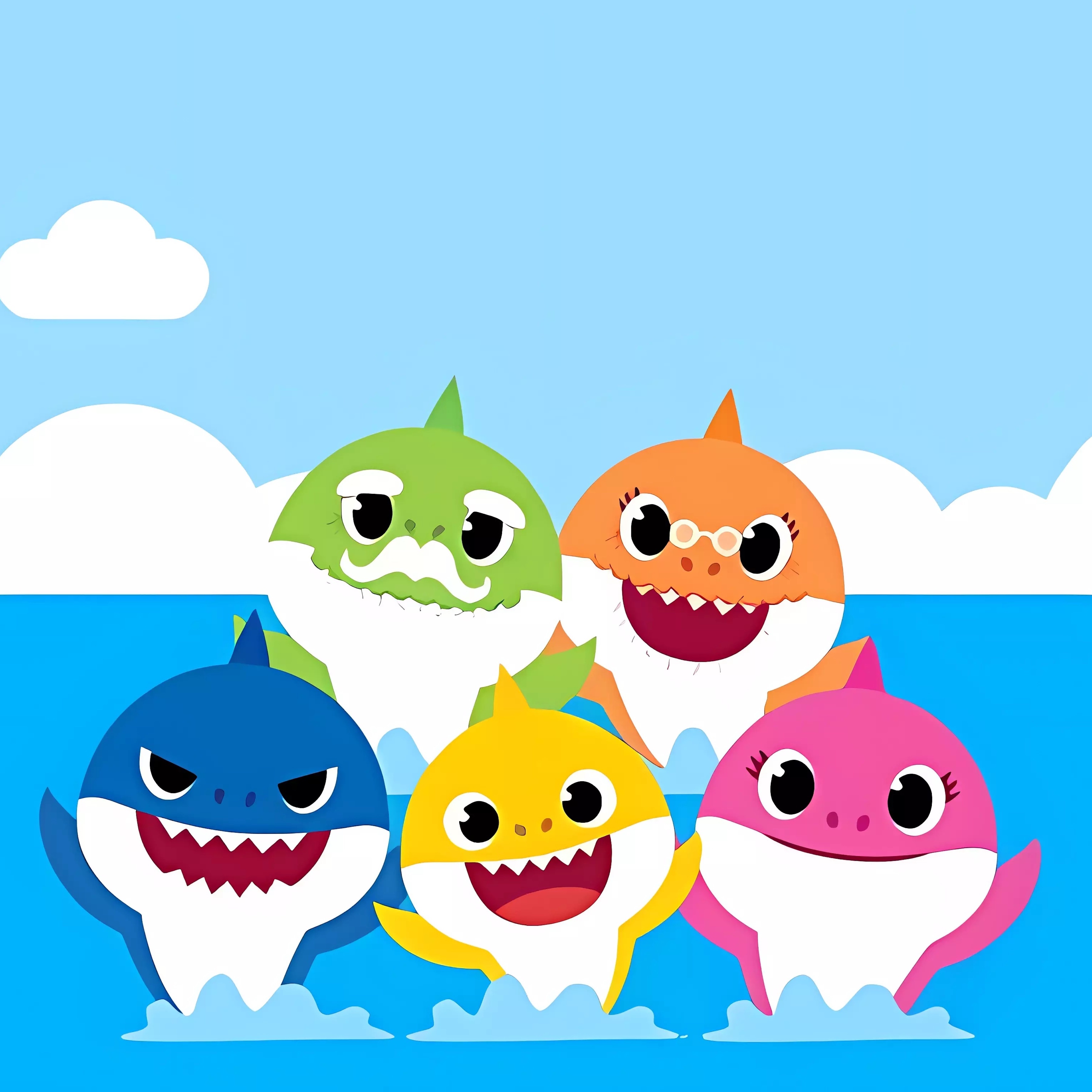 Baby Shark Coloring