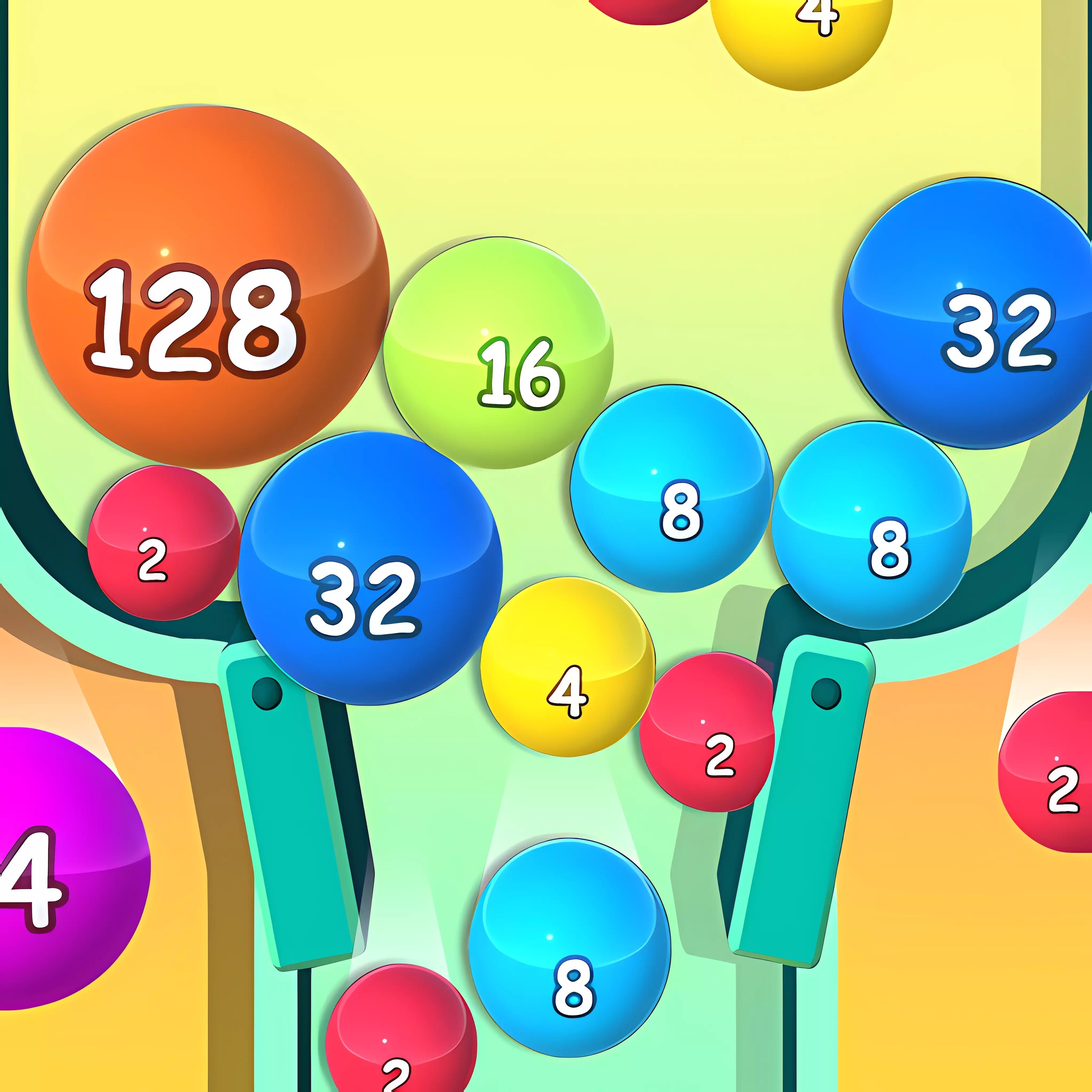 Ball busters. Игра 2048 balls. Цифровые шарики. Мяч разрушитель игра. Бол Бастер.