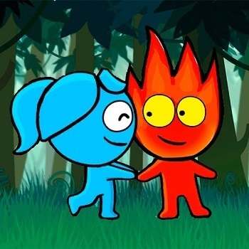 Red boy and Blue Girl Forest Adventure