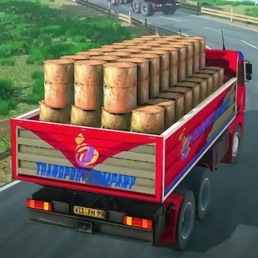 Indian Truck Driver Cargo Duty Delivery