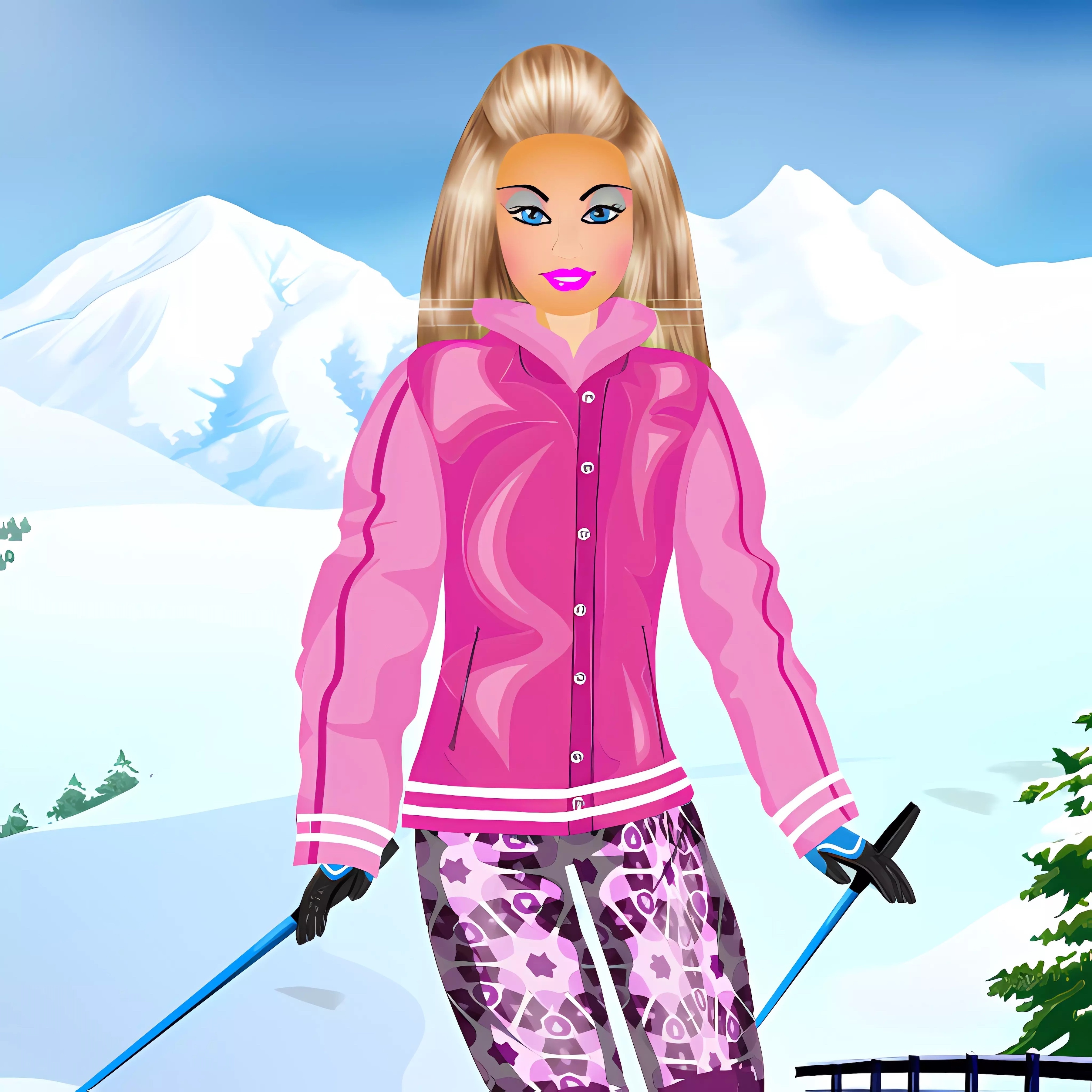 Barbie Snowboard Dress