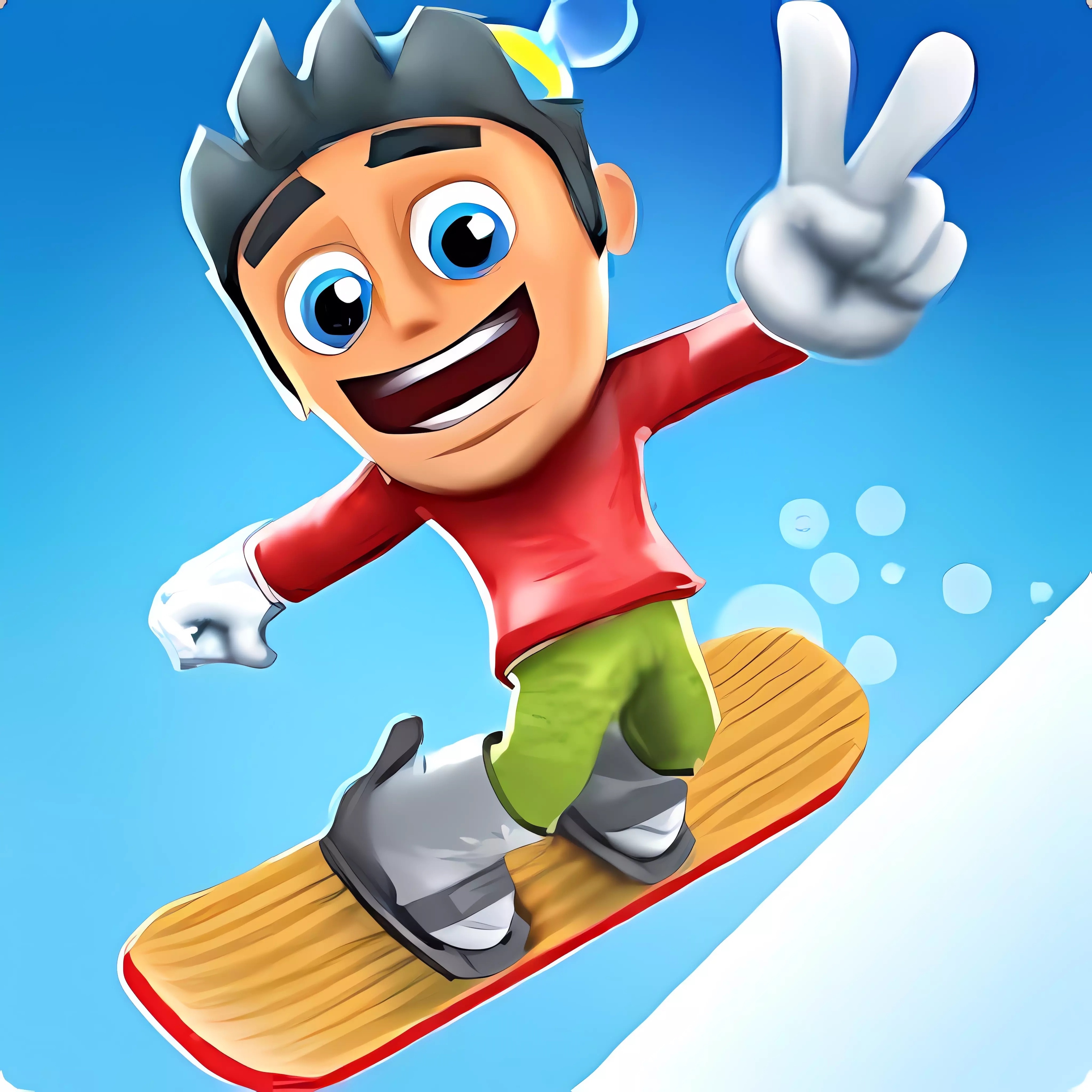 Snowy Skate: Snowboard