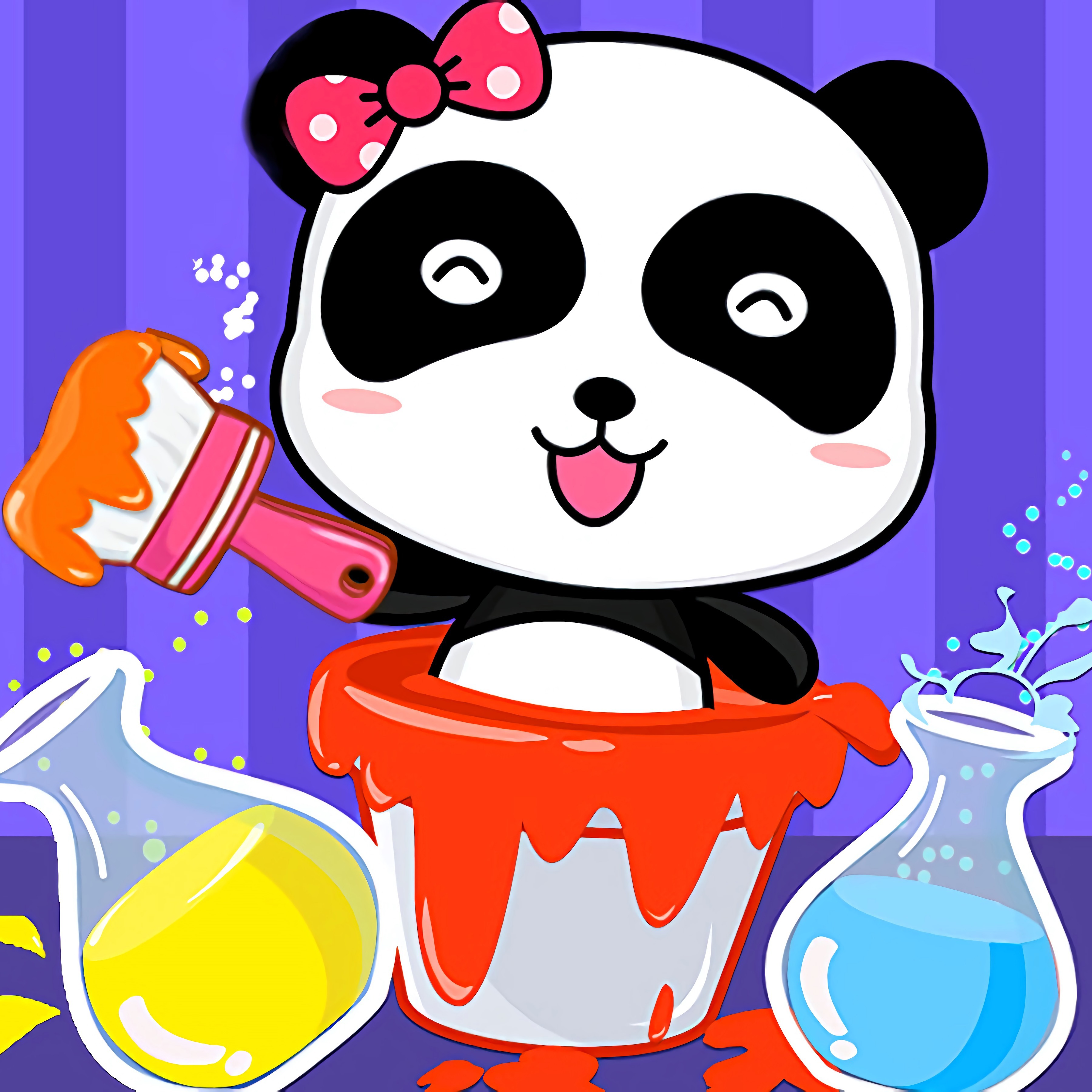 Baby Panda Color Mixing Studio