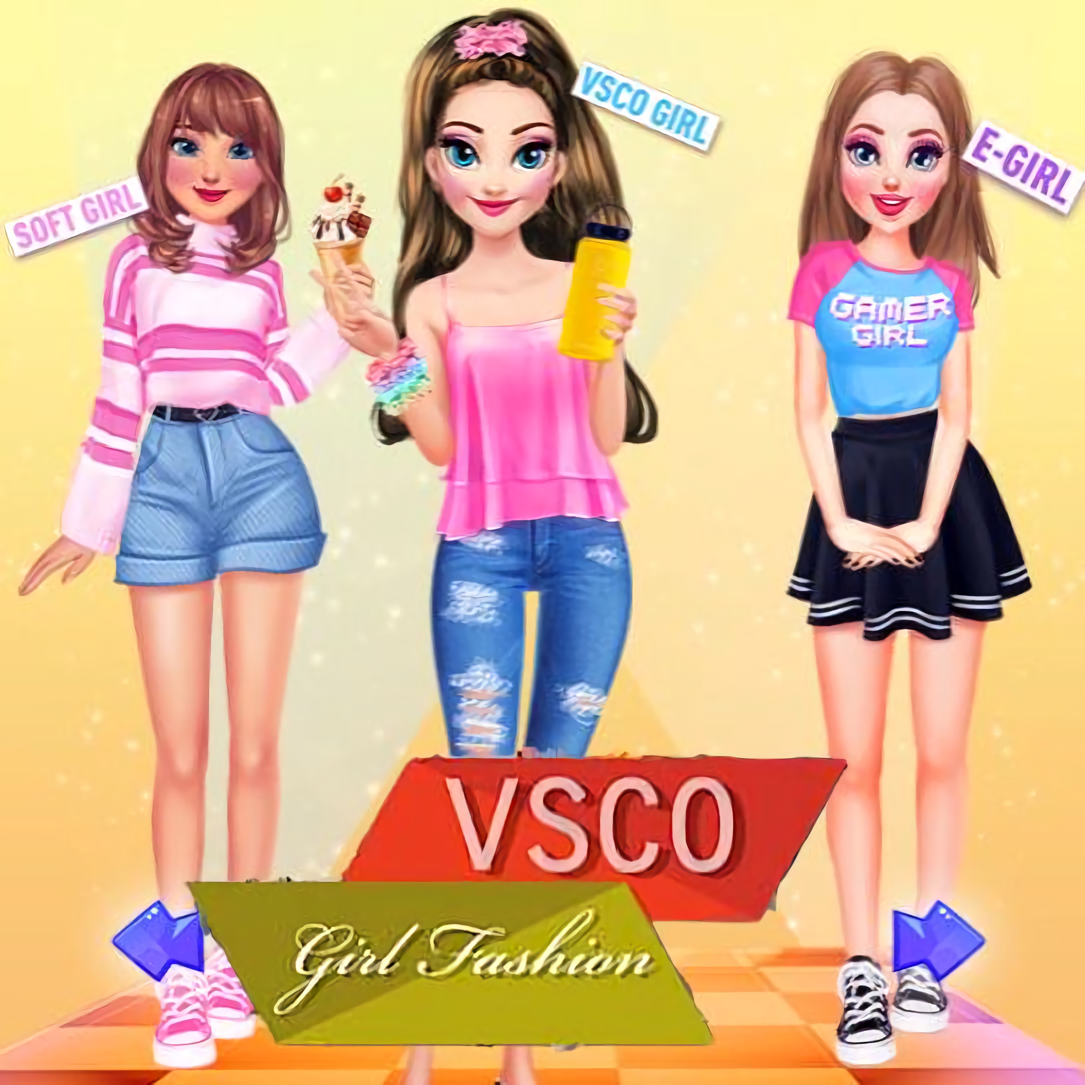 Vsco Girl Fashion juego en 