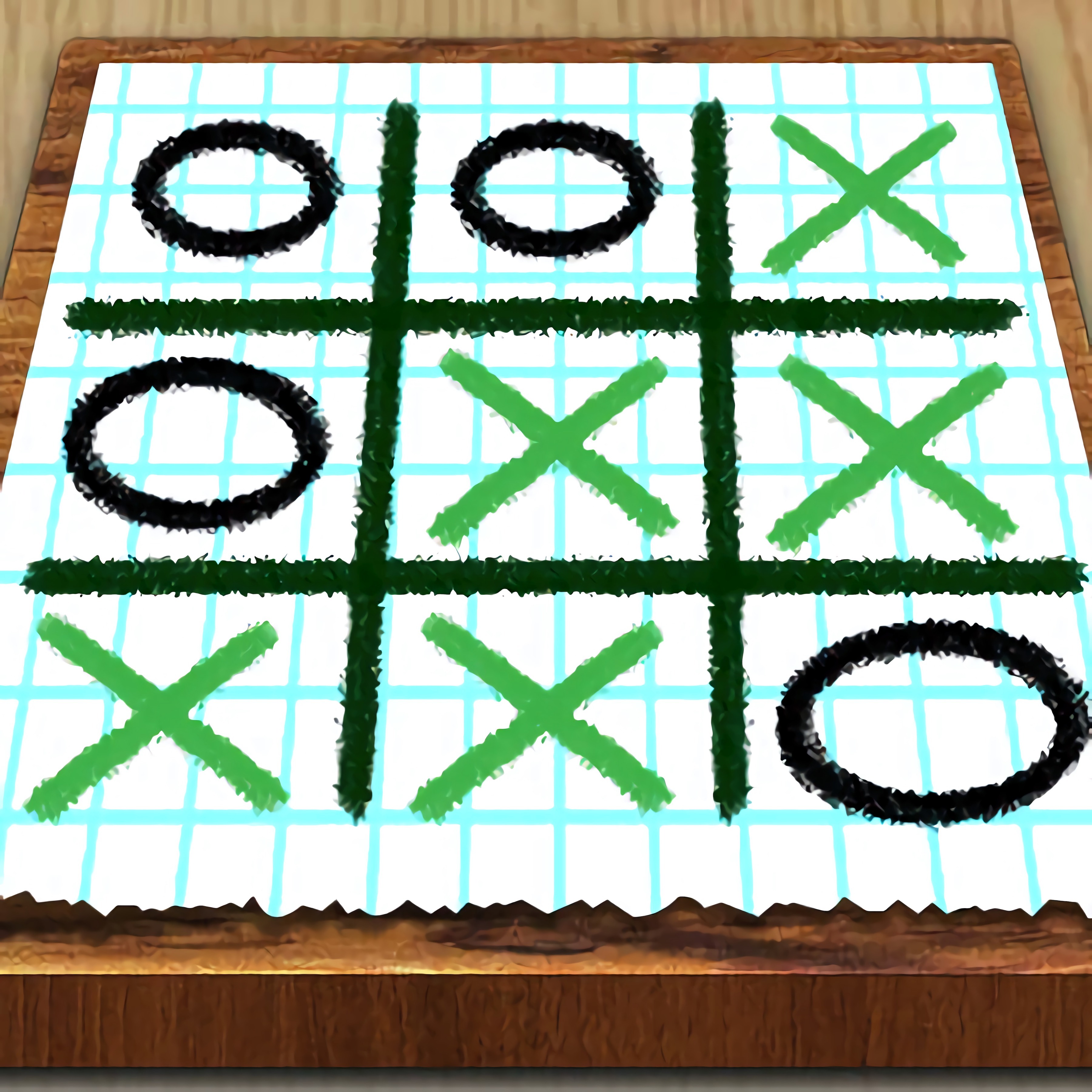 Tic Tac Toe Paper Note