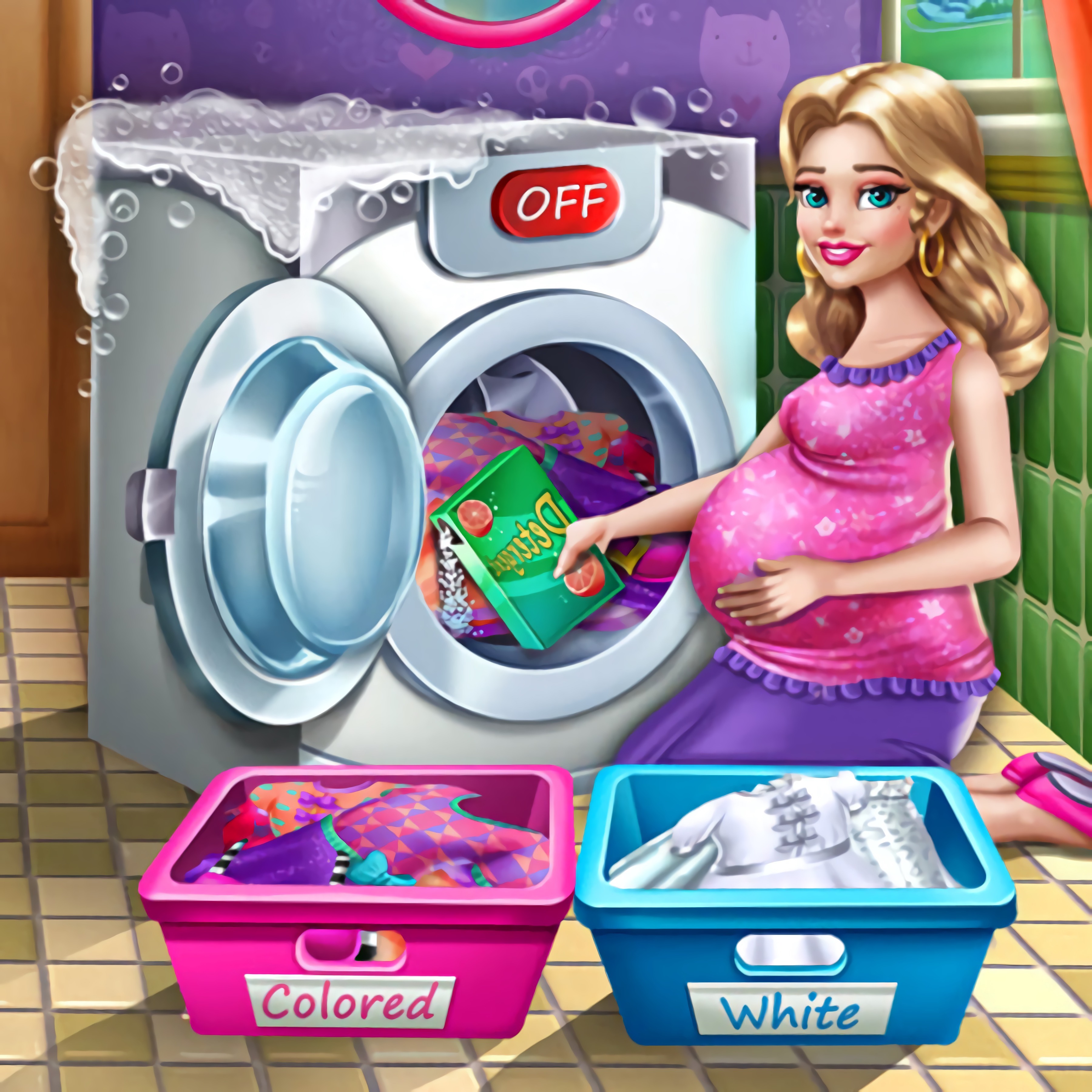 Mommy: Washing Clothes
