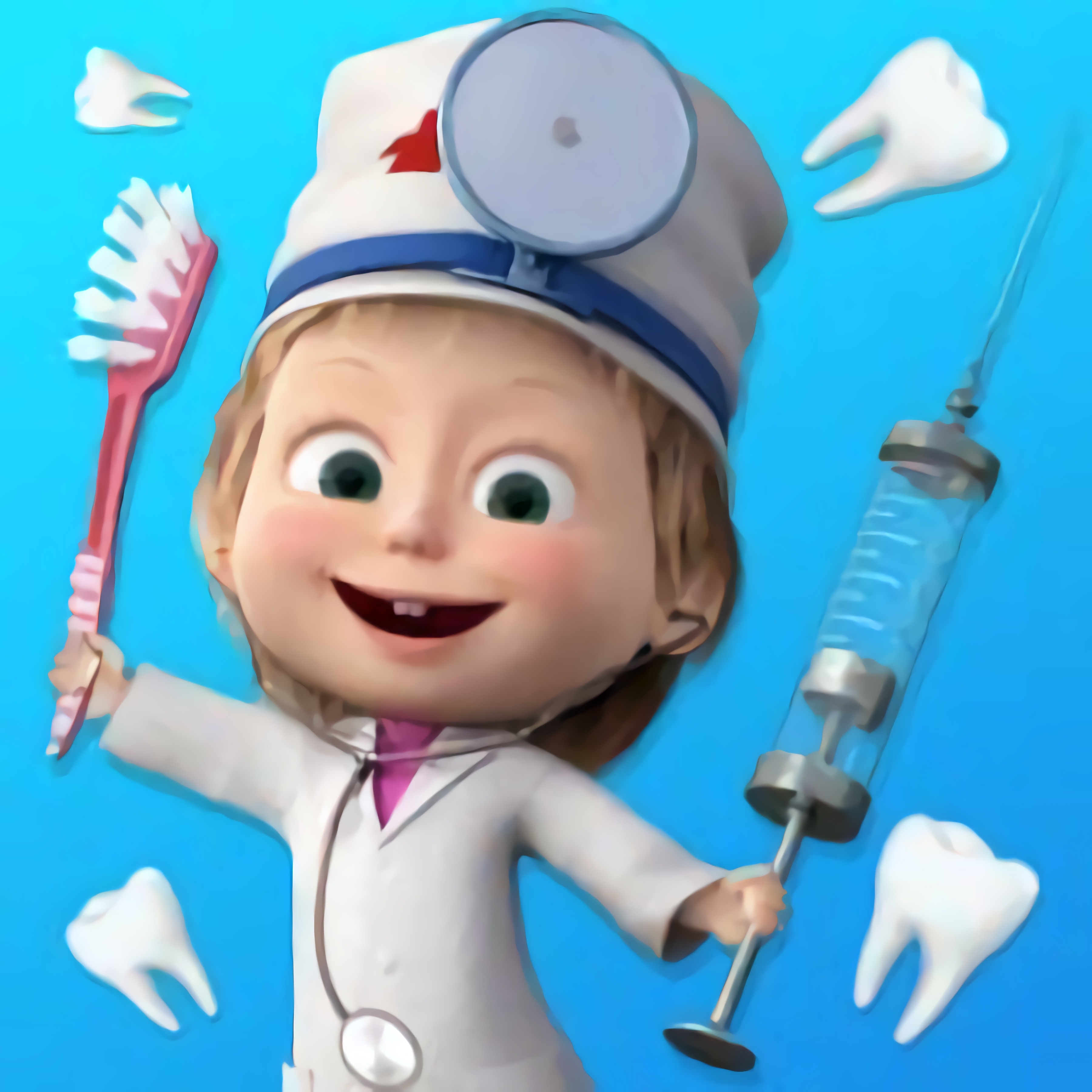 Masha And The Bear Dentist Game