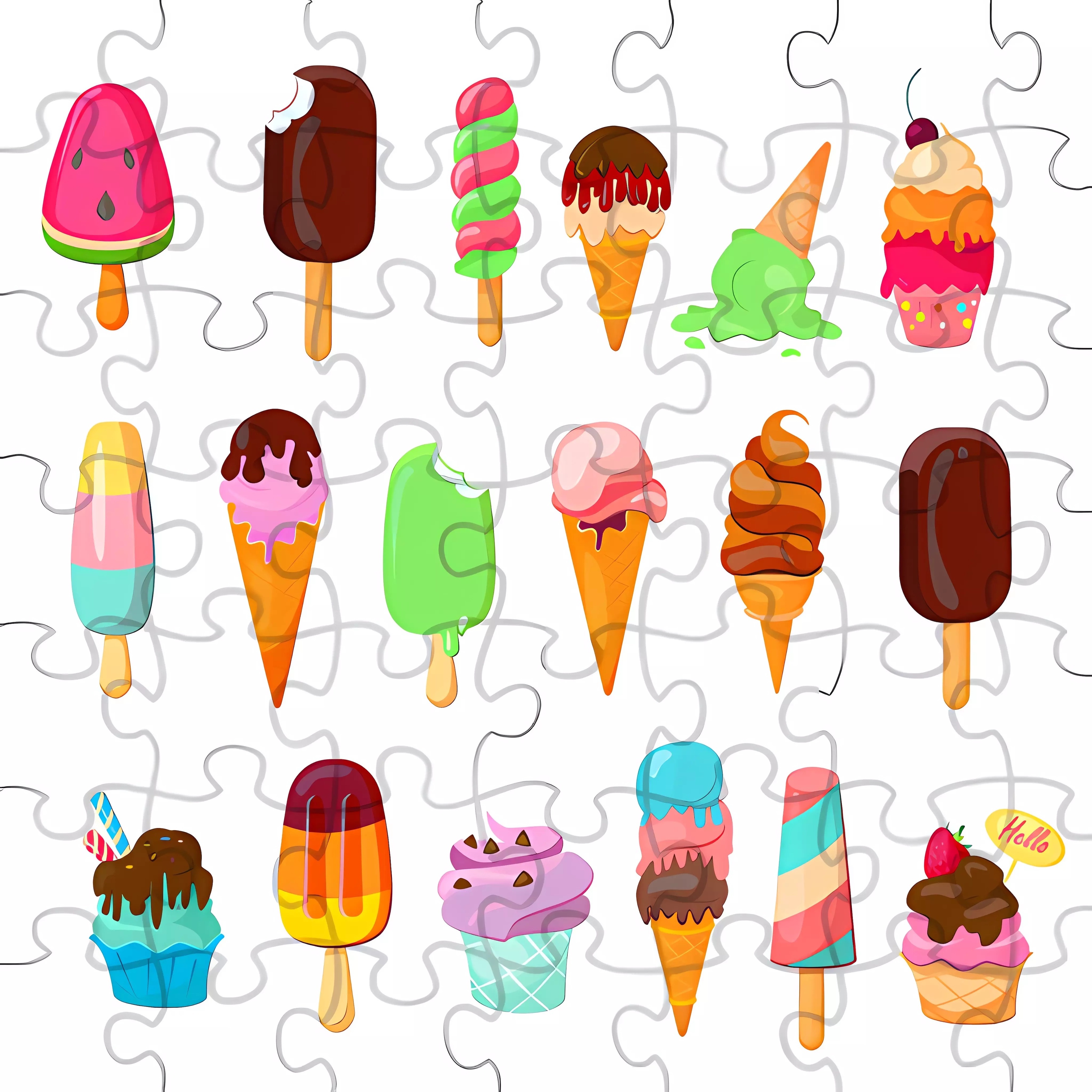 Ice Cream Jigsaw