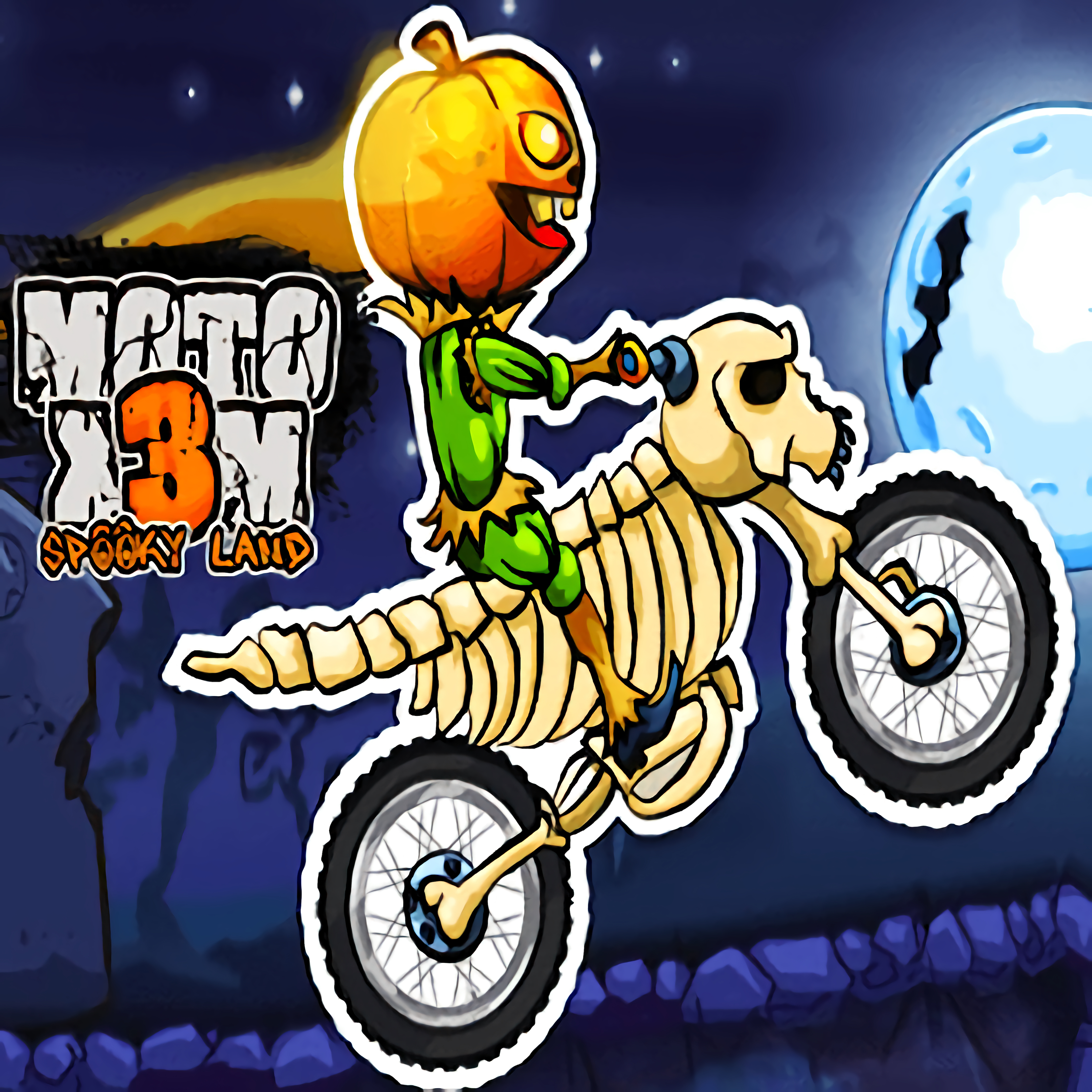 Moto X3M - Spooky Land
