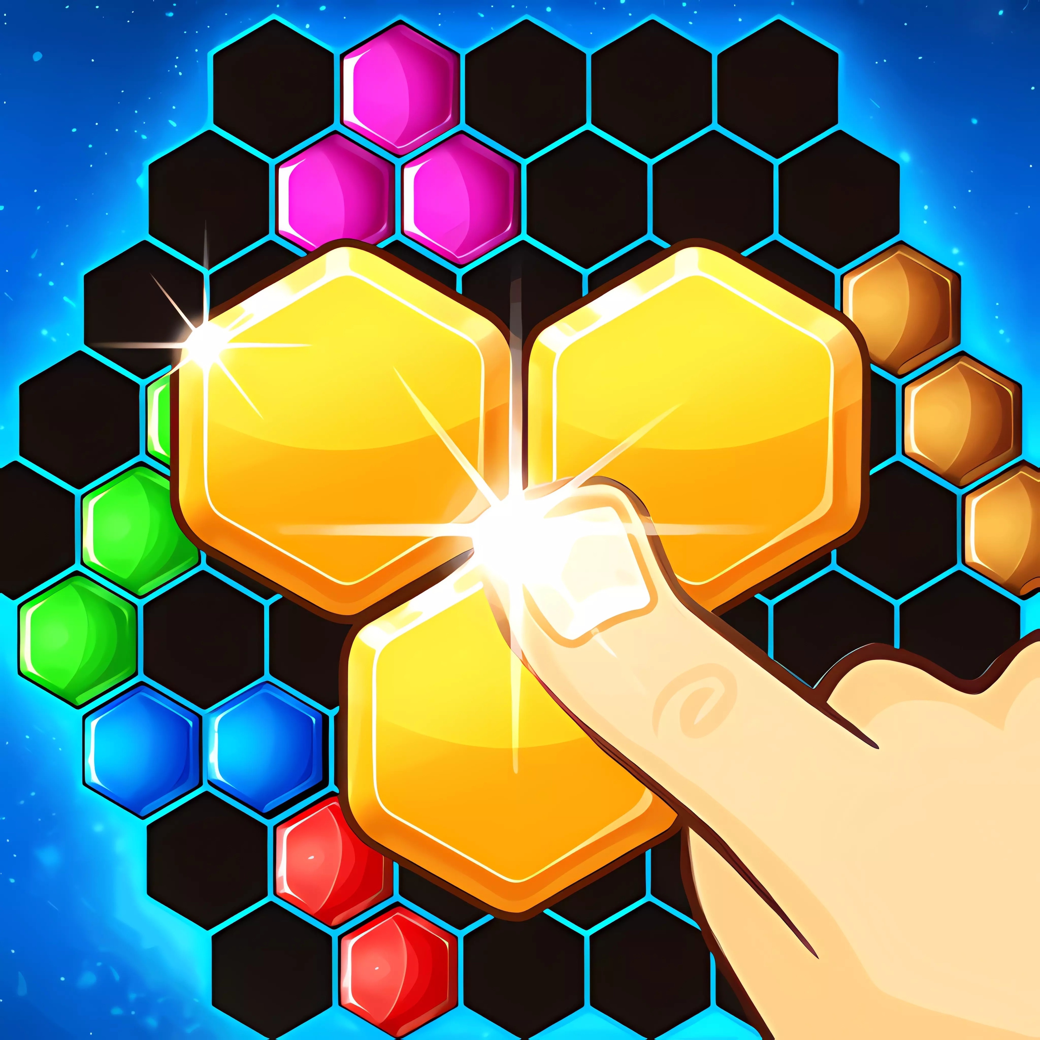 Hexa 2048 Puzzle Block Merge