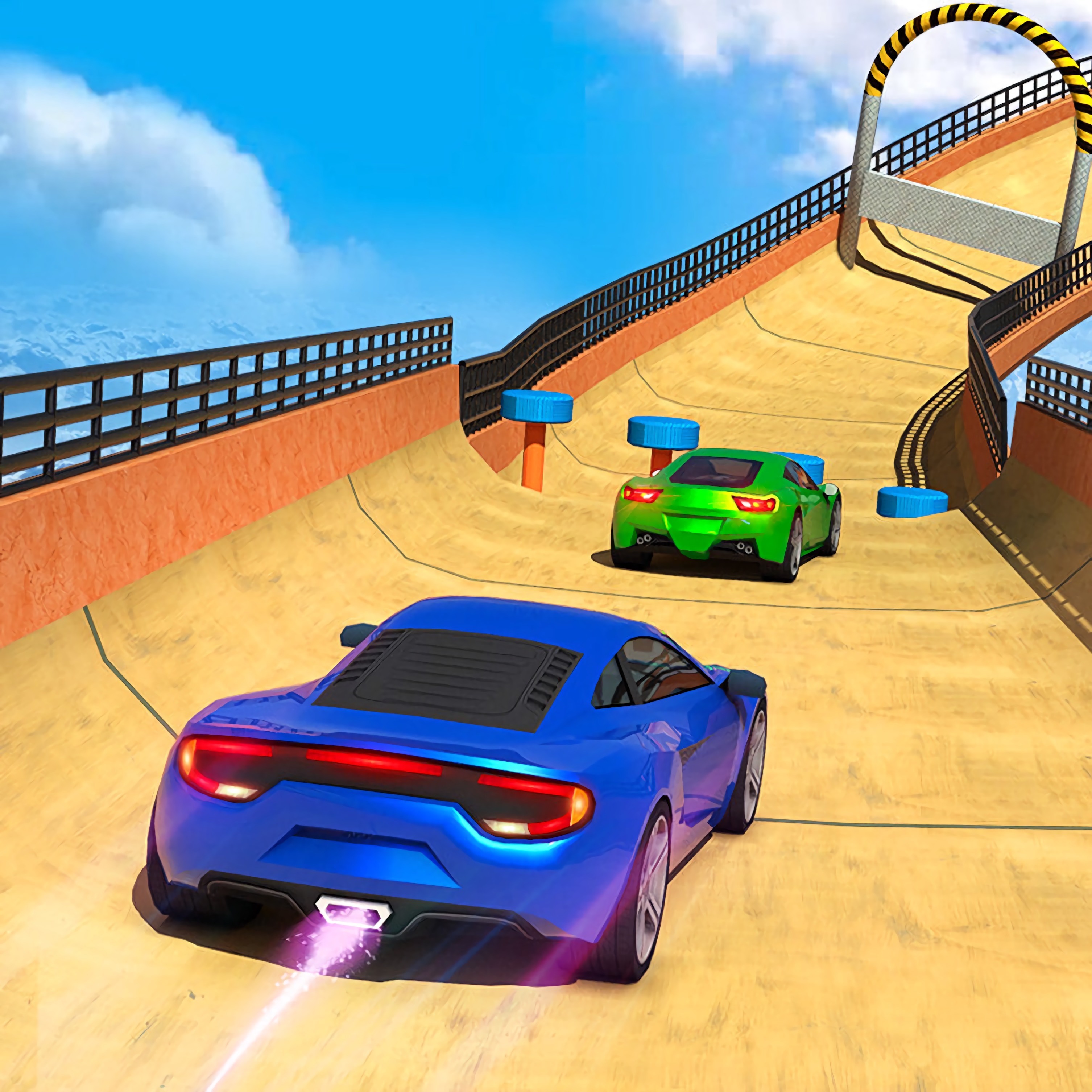 Mega Ramp Stunt Cars